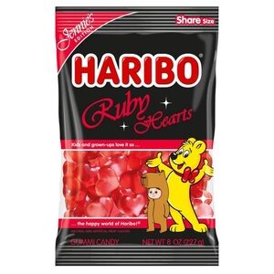 Haribo Ruby Hearts Jenny Jennie’s Edition Share Size 8oz Lot Of 3 New Ships Fast